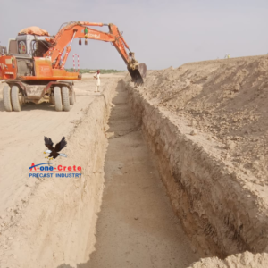 Excavation For Precast  Boundary Wall